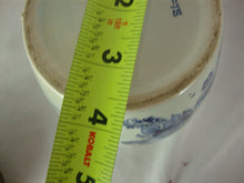 Load image into Gallery viewer, Vintage Delft Holland Repro van Rossem's Toeback Tobacco Humidor Jar with Metal Lid