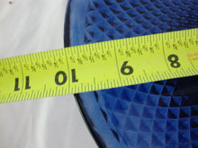 Load image into Gallery viewer, Vintage Blue Glass Diamond Point Cake Pastry Stand