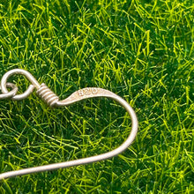 Load image into Gallery viewer, Earrings, Sterling Silver, Jade Drop