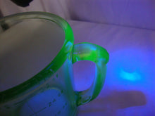 Load image into Gallery viewer, Vintage Hazel Atlas Vaseline Glass 4 Cup Kitchen Measuring Cup