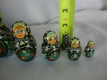 Load image into Gallery viewer, 1995 Russian Handpainted Nesting Dolls Setof 10