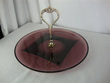 Load image into Gallery viewer, Vintage Hazel Atlas Moroccan Amethyst Handled Serving Platter