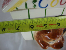 Load image into Gallery viewer, Vintage Sierra Vista Ceramic Dog with Cat Cookie Jar