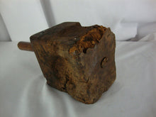 Load image into Gallery viewer, Antique Primitive Handmade Wood Block Wood Handle Mallet Hand Tool