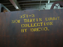 Load image into Gallery viewer, 1940's Drexel Travis Court Mahogany Breakfront Two Piece Large China Hutch Display Cabinet