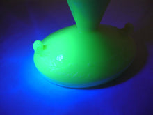 Load image into Gallery viewer, Vintage McKee Fenton Custard Uranium Glass Single Candleholder