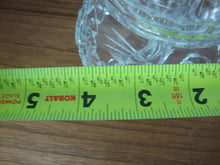 Load image into Gallery viewer, Vintage Crystal Pineapple Pattern Footed Condiment Jar with Lid and Spoon