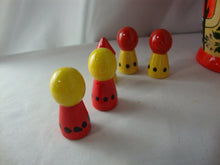 Load image into Gallery viewer, Vintage Russian Matryoshka St Nicholas with Roses Nesting Doll with 10 Non Nesting Figurine Set