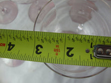 Load image into Gallery viewer, Vintage Pink Clear Crystal Water Goblet Glasses Set of 10