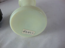 Load image into Gallery viewer, Vintage Custard Uranium Glass Trophy Cup Style Cup Vase