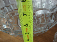 Load image into Gallery viewer, Vintage Tiffin Franciscan Square Diamond Clear Glass Punch Bowl and 12 Cups Set