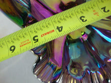 Load image into Gallery viewer, 1994 Fenton Plum Carnival Handpainted Signed Glass Floral Basket