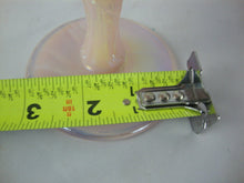 Load image into Gallery viewer, Vintage Fenton Glass Shell Pink Iridesent Comport Lattice Footed Compote