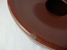 Load image into Gallery viewer, Vintage Brown Enamel Spittoon with Removable Lid