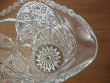 Load image into Gallery viewer, Antique McKee EAPG Diamond Starburst Heavy Glass Pitcher Sawtooth Edges