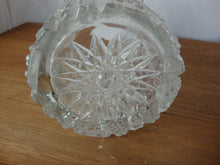 Load image into Gallery viewer, Antique McKee EAPG Diamond Starburst Heavy Glass Pitcher Sawtooth Edges