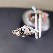Load image into Gallery viewer, Ring, Sterling Silver, Yin Yang, Size 7 1/4