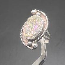 Load image into Gallery viewer, Ring, Sterling Silver, Mother Of Pearl, Made in Mexico, Size 8