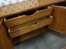 Load image into Gallery viewer, Vintage Davis Cabinet Oak Console Sideboard Four Door Cabinet
