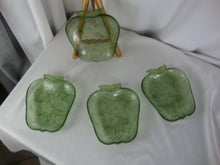 Load image into Gallery viewer, Vintage Hazel Atlas Apple Shaped Dogwood Pattern Set of 4 Dishes