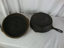 Load image into Gallery viewer, Vintage Griswold Iron Mountain? #8 Chicken Fryer with Lid UNRESTORED