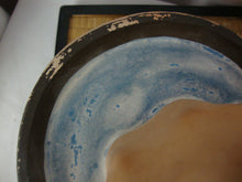 Load image into Gallery viewer, Vintage Hakata Urasaki Two Piece Statue Set with Woven Tray