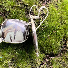 Load image into Gallery viewer, Earrings, Sterling Silver, Picture Jasper