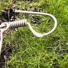 Load image into Gallery viewer, Earrings, Sterling Silver, Peach Calcite