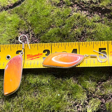 Load image into Gallery viewer, Earrings, Sterling Silver, Peach Calcite