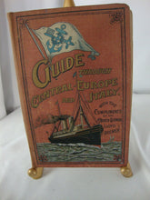Load image into Gallery viewer, 1896 Travel Souvenir Book Guide of Central Europe and Italy