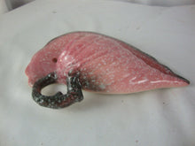 Load image into Gallery viewer, Vintage Hull USA Pink Grey Speckled Ceramic Wall Vase Pocket
