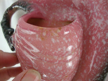Load image into Gallery viewer, Vintage Hull USA Pink Grey Speckled Ceramic Wall Vase Pocket