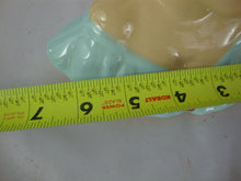 Load image into Gallery viewer, 1940s Shawnee USA Aqua Pink Lady Head Vase Wall Pocket