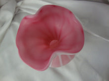 Load image into Gallery viewer, 1953 Fenton Cranberry Satin Rib Optic Pinched Vase