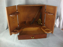 Load image into Gallery viewer, MCM Retro Solid Wood Tabletop Bar Brass Hardware and Bar Tools