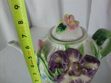 Load image into Gallery viewer, Vintage Fitz Floyd Omnibus Spring Floral 48 Ounce Teapot with Lid