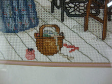 Load image into Gallery viewer, Vintage Cross Stitch Sewing Room Framed Wall Art