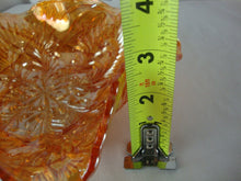 Load image into Gallery viewer, Vintage Brock Witz Germany Marigold Carnival Star Glass Ruffled Edge Bowl