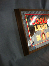 Load image into Gallery viewer, 1984 Coors Light Beer Mirror Lighted Beer Bar Electric Wall Sign