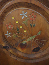 Load image into Gallery viewer, Farmhouse Pine Country Pantry Cupboard Painted Carved Hinged Front Door
