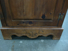 Load image into Gallery viewer, Farmhouse Pine Country Pantry Cupboard Painted Carved Hinged Front Door