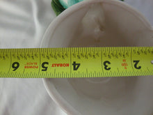 Load image into Gallery viewer, Vintage Morton Pottery Double Calla Lily Planter Flower Pot with Attached Saucer and Frog