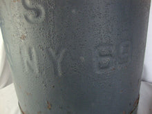 Load image into Gallery viewer, Vintage Farmhouse Crowley's Binghamton, NY #69 10 Gallon Milk Can Painted Black