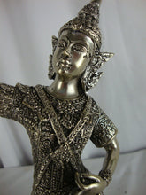 Load image into Gallery viewer, Vintage Metal Silver Tone Thai Bali Standing Dancer Figurine