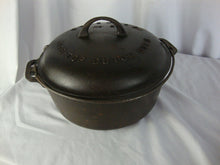 Load image into Gallery viewer, Vintage Griswold No 8 Tite-Top Dutch Oven with Lid and Trivet Unrestored
