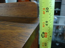 Load image into Gallery viewer, Vintage Tiger Oak Buffet Server 3 Drawer with Mirror and Upper Shelf