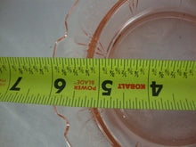 Load image into Gallery viewer, Vintage Jeanette Vaseline Pink Depression Glass Butter Dish with Dome Lid