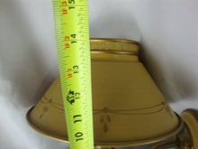 Load image into Gallery viewer, MCM Tole Gold Brass Metal Clip On Shade One Bulb Electric Wall Lamp Sconce