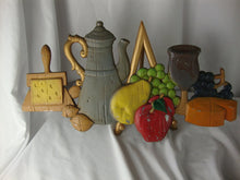 Load image into Gallery viewer, Vintage Midwest Metal Food and Beverage Kitchen Wall Art