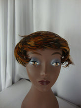 Load image into Gallery viewer, 1950's Womens Pheasant Feather Fascinator Hat Cap